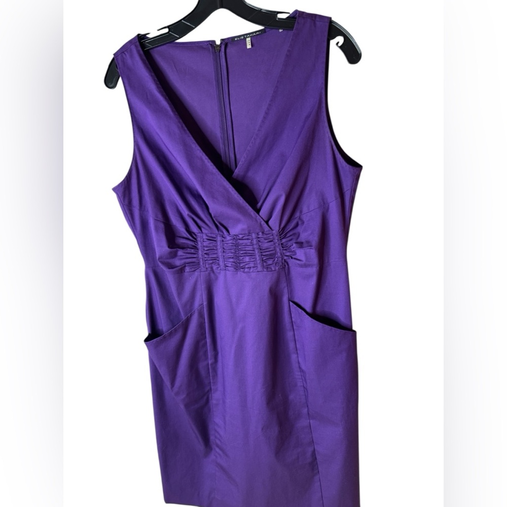 Elie Tahari Vibrant Purple Dress